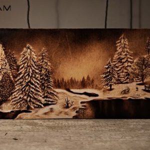 Pirográfia - téli tűzgrafika