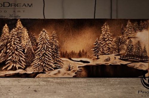Pirográfia - téli tűzgrafika