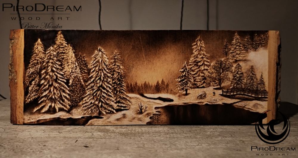 Pirográfia - téli tűzgrafika